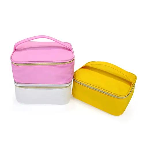 Korean-style Portable Skin Care Product Canvas Zipper Makeup Bags Wholesale